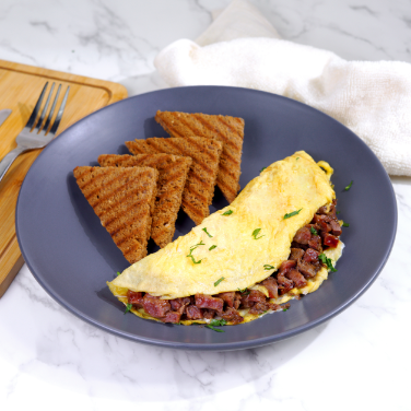 Beef Steak Omelette